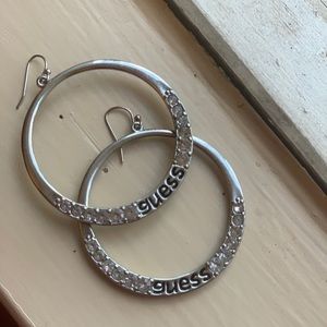 Guess hoop earrings